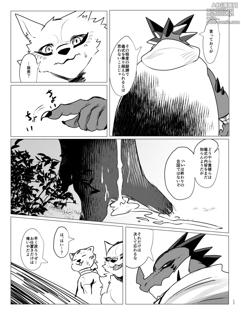 Page 17 of doujinshi Seijū No Gi