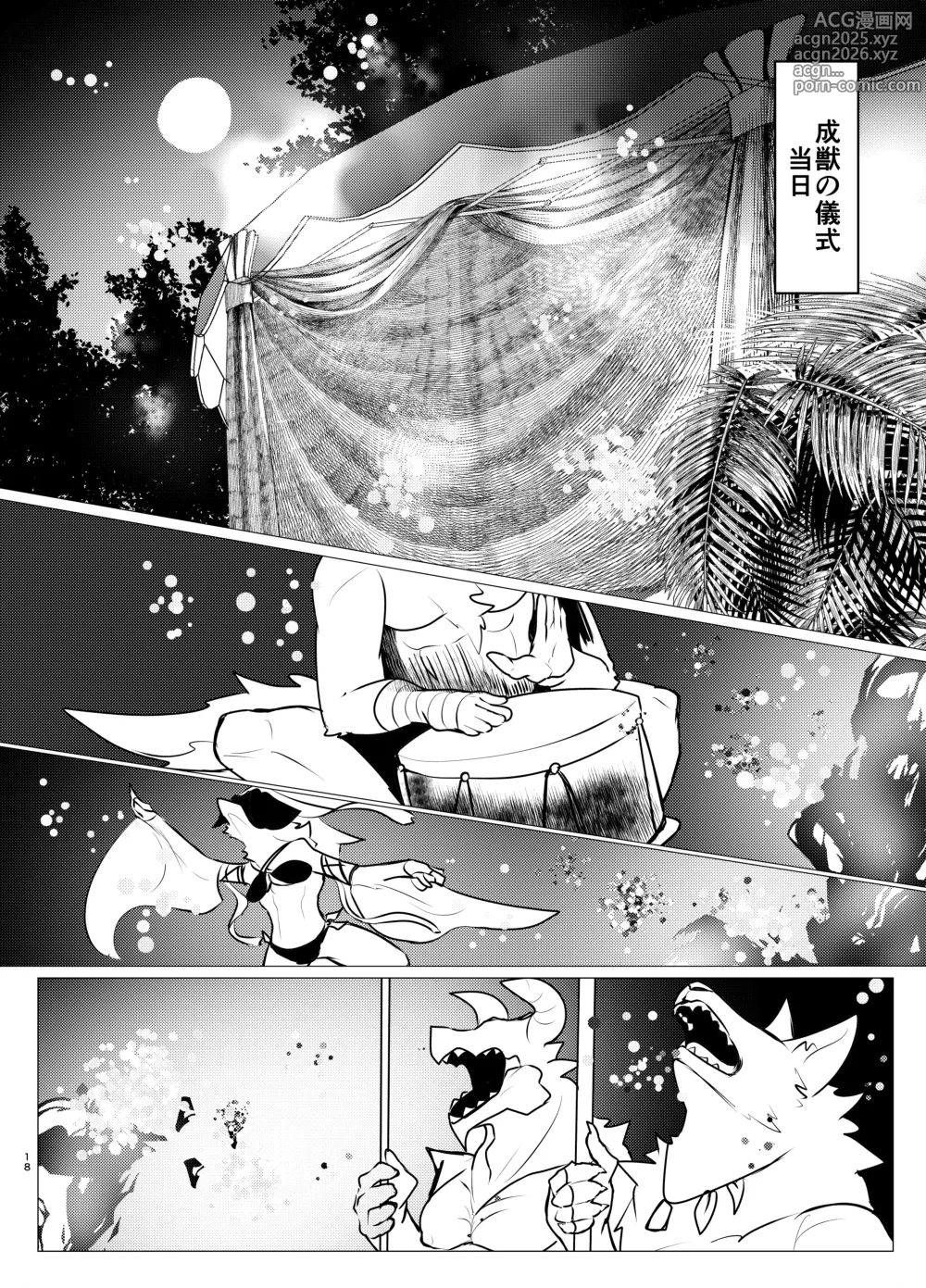 Page 18 of doujinshi Seijū No Gi