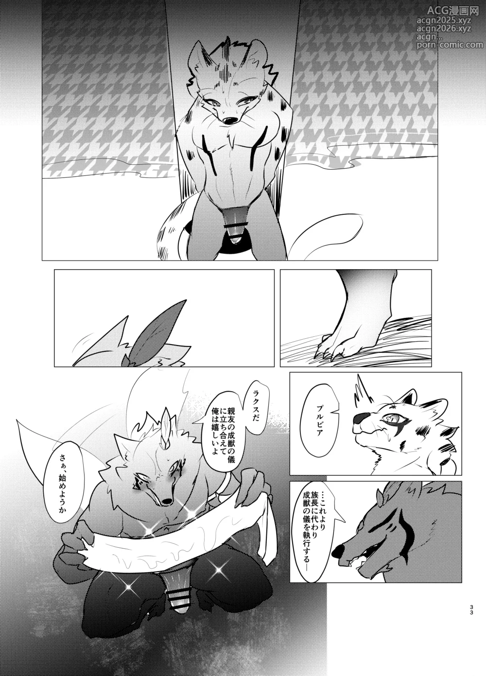 Page 33 of doujinshi Seijū No Gi