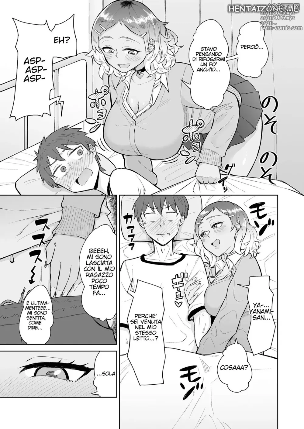Page 5 of doujinshi Un' Infermiera Vergine e una Gyaru con Esperienza Vogliono il mio Cazzo