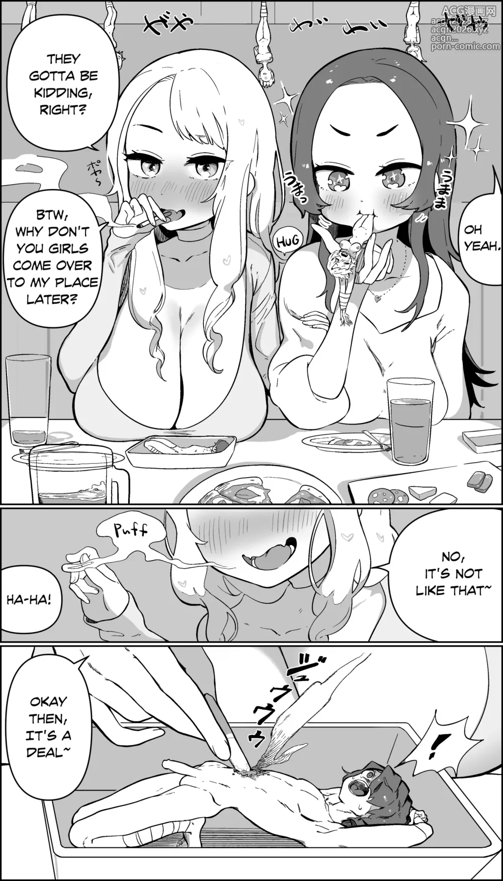 Page 1 of doujinshi Girls' night out and cigarettes?