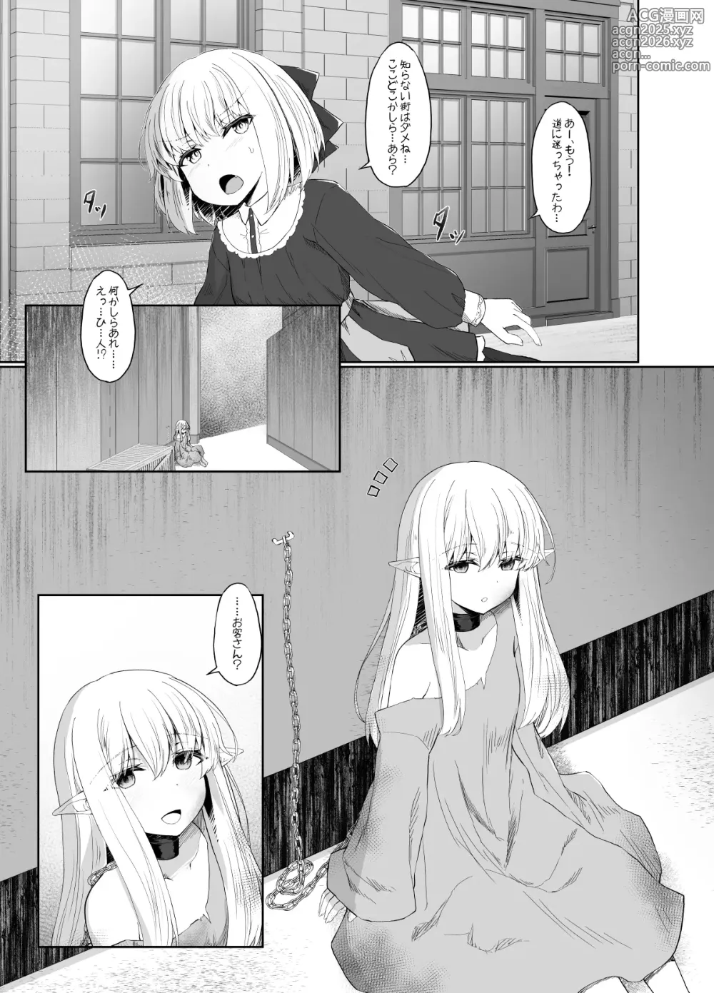 Page 2 of doujinshi Elf ga Shiawase ni Naranai Hanashi Bad End Hen