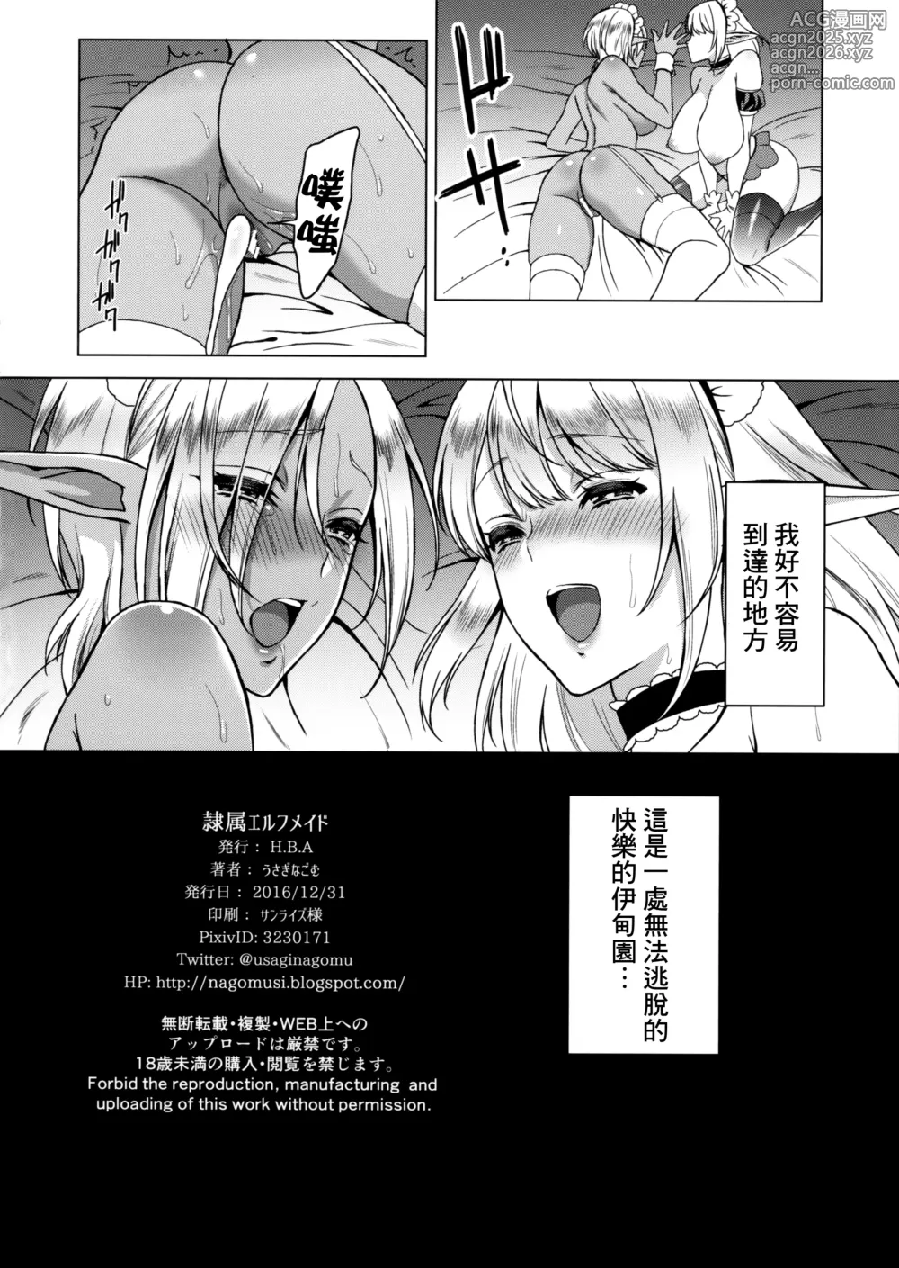 Page 25 of doujinshi 隷属エルフメイド + C91会場限定本