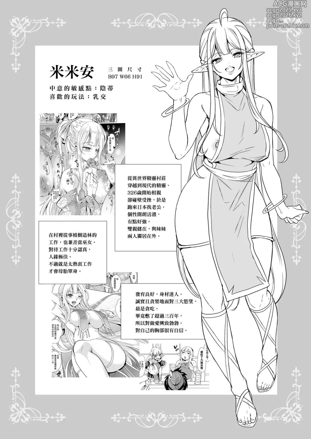 Page 40 of doujinshi 【弥美津峠 (鳳まひろ)】 好色精靈姊妹為找老公而來 總集篇