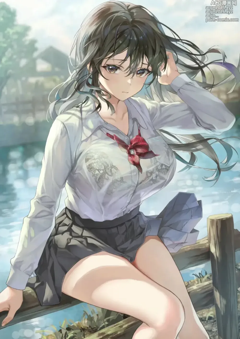 Page 2 of doujinshi JK Chuutai Tsuyogari Shachou ga Buka no Fusei ni Make Midara ni Koshi o Furi Netoru made