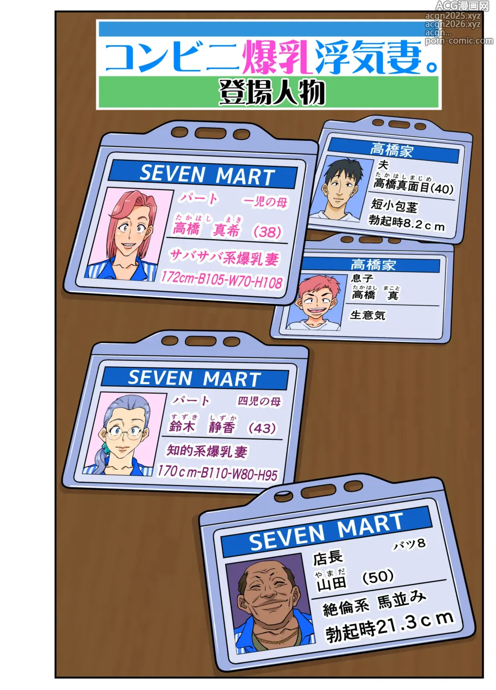 Page 4 of doujinshi Konbini Uwaki Tsuma