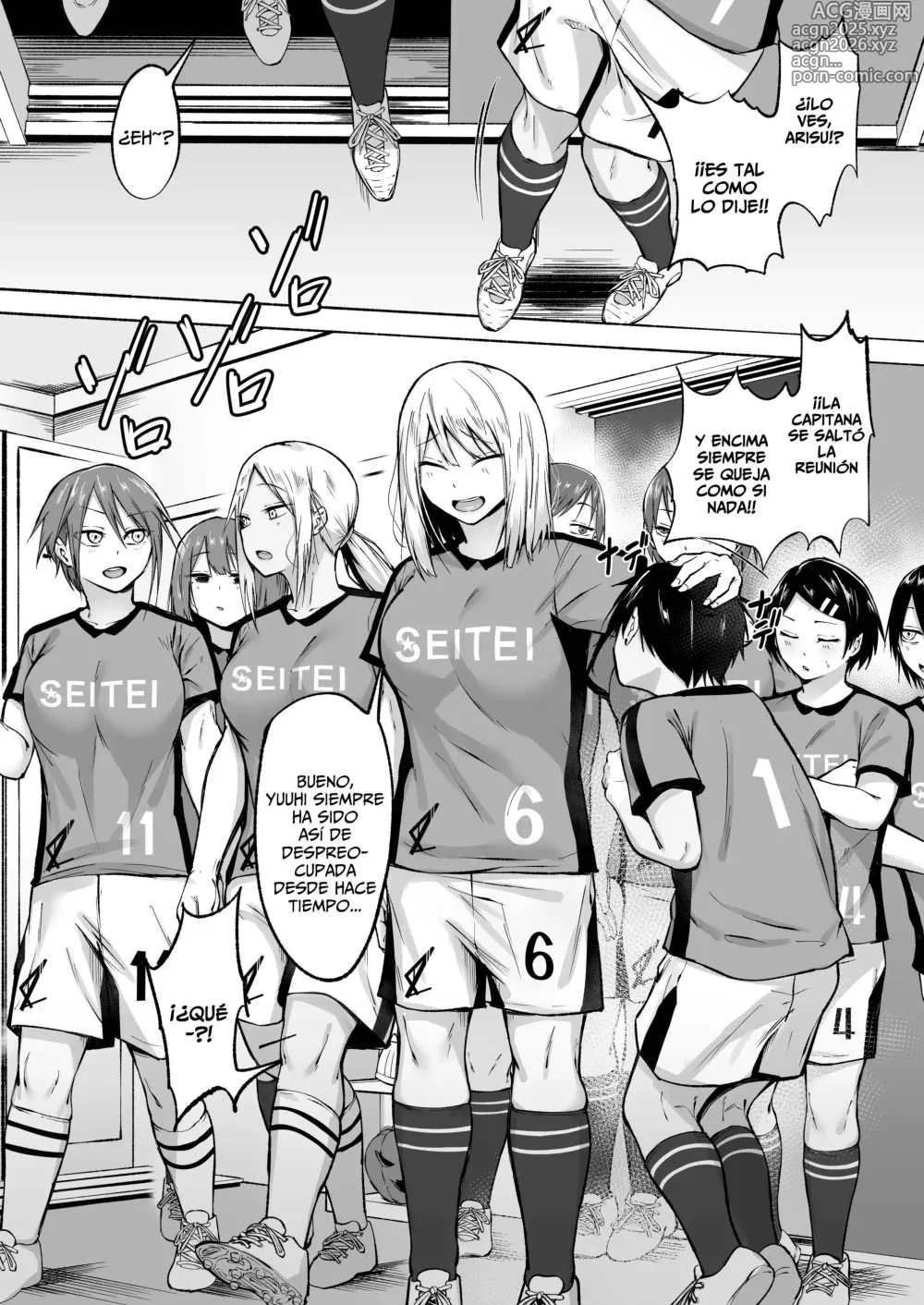 Page 22 of doujinshi La Vida Diaria Del Equipo Femenino Del Club De Fútbol De La Academia Seitei ~ Primera Parte♡