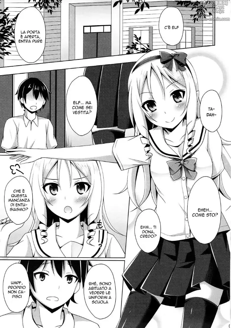 Page 4 of doujinshi Elf in Uniforme (decensored)