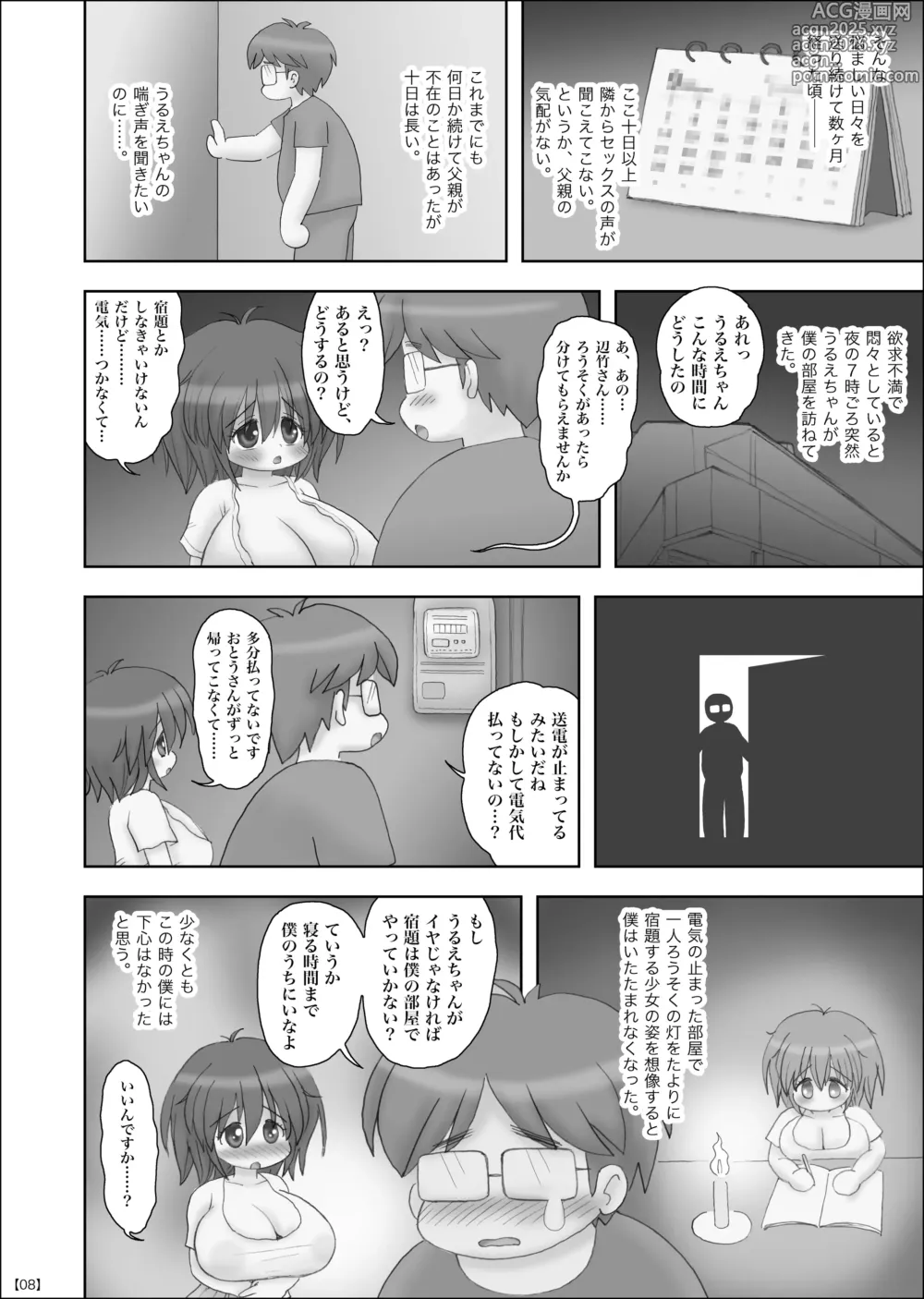 Page 7 of doujinshi The Busty Elementary School Girl Next Door is Raped by Her Stepfather Every Night