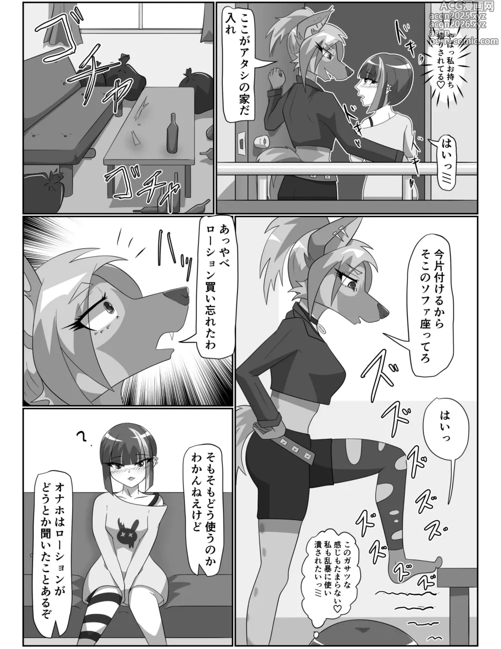 Page 13 of doujinshi Hyena Nee-san to Onaho-chan