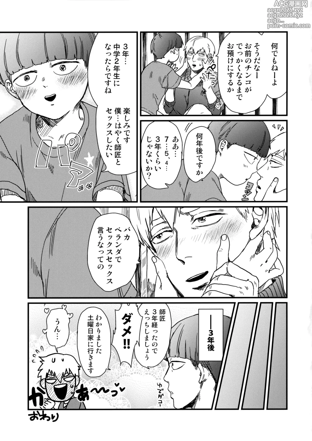Page 20 of doujinshi Nani mo Kangaezu ni Yonde Hoshii 11x25