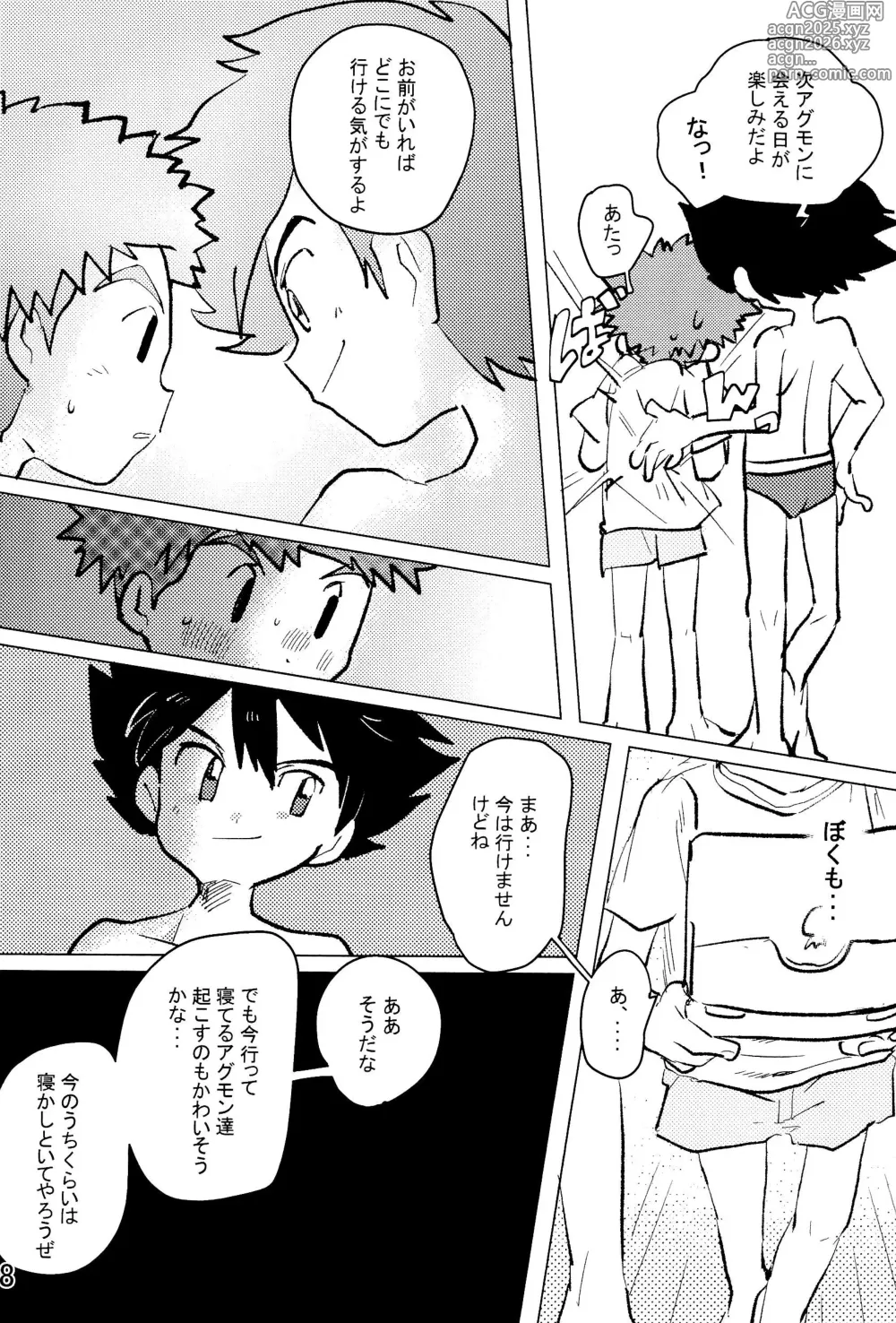 Page 22 of doujinshi Taichi to Koushirou no Seishun Play