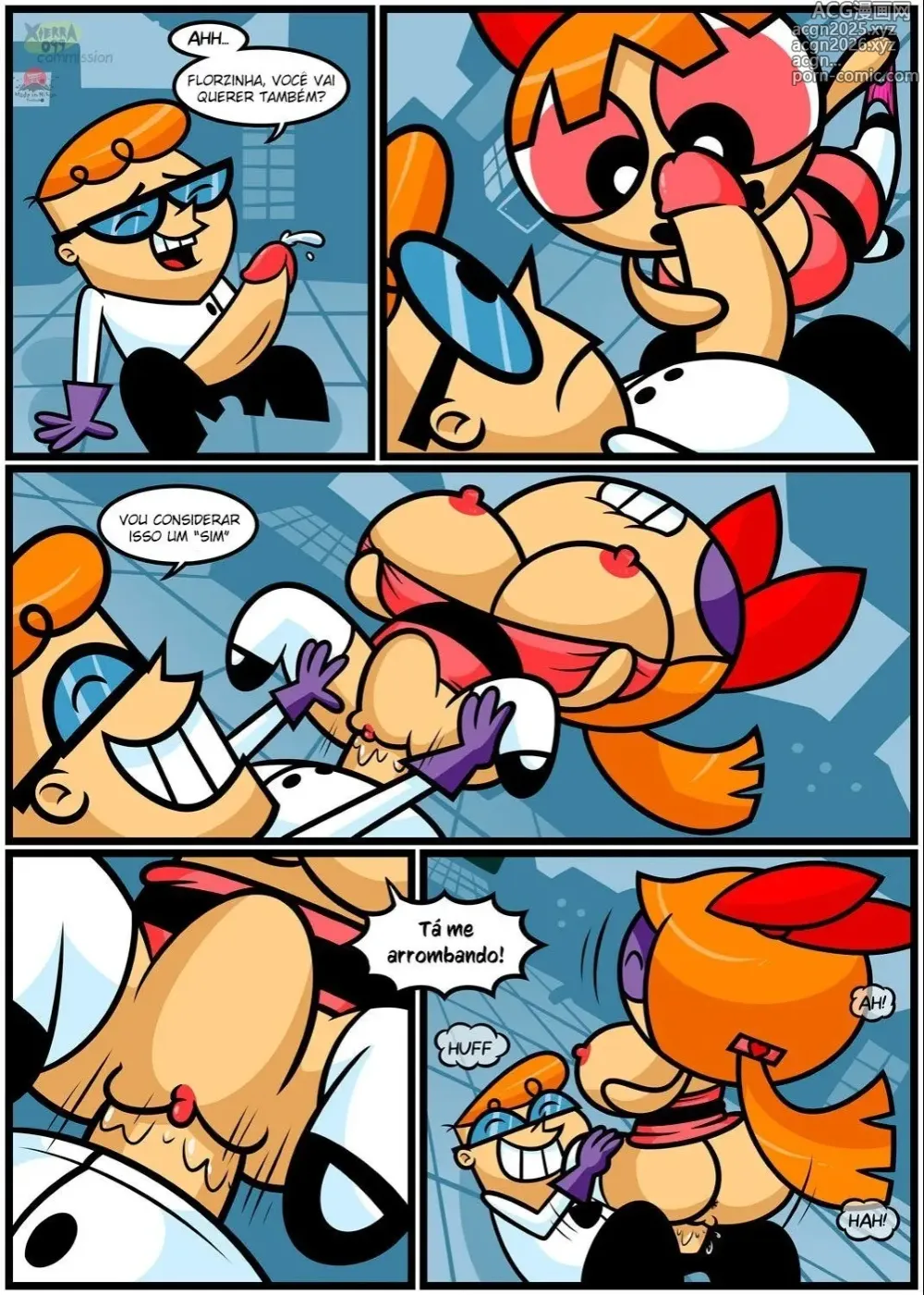 Page 12 of doujinshi Dexter girls