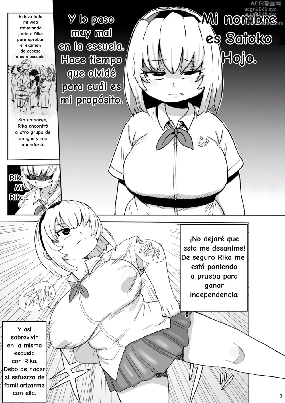 Page 2 of doujinshi Satoko to Rika to