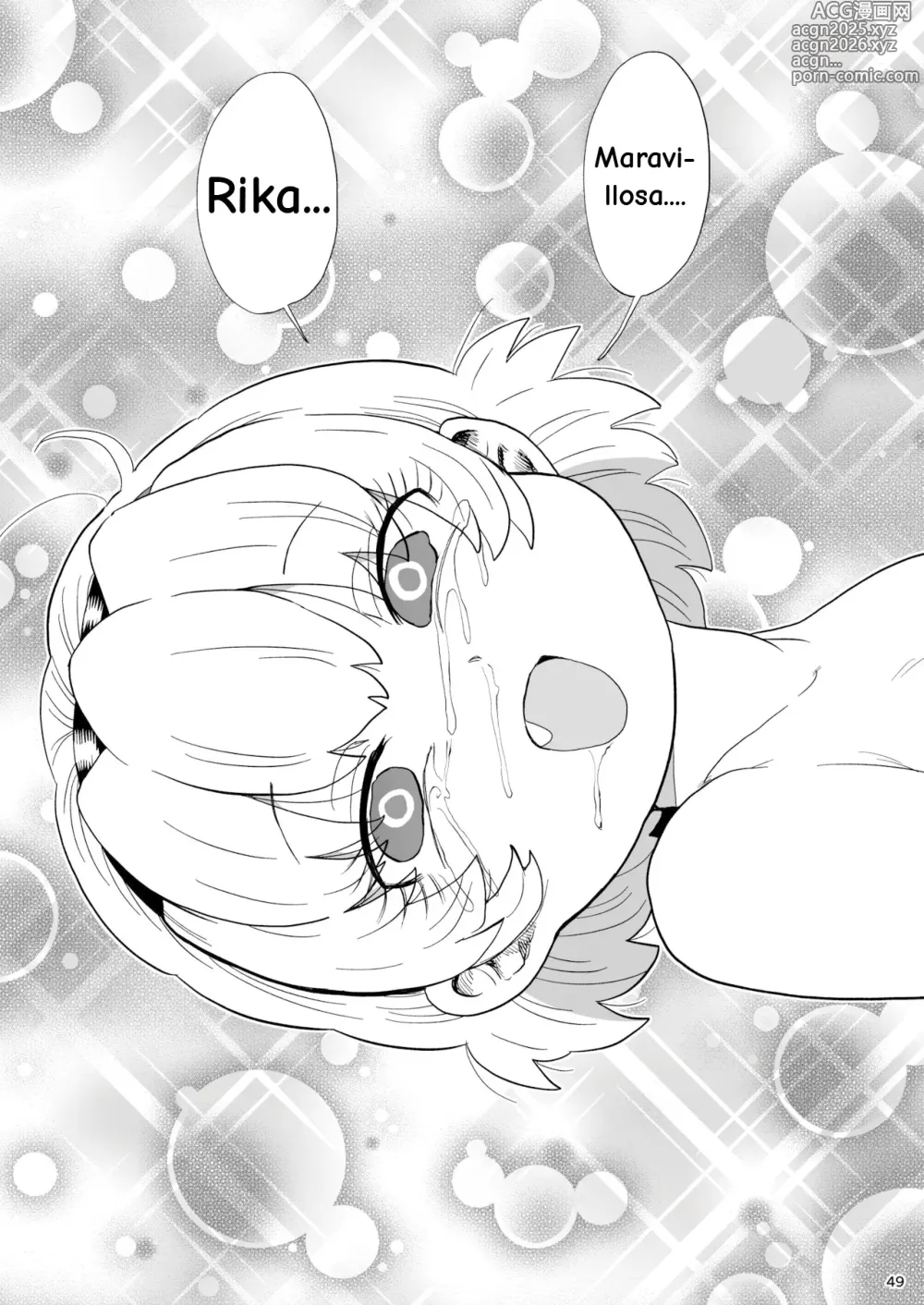 Page 48 of doujinshi Satoko to Rika to