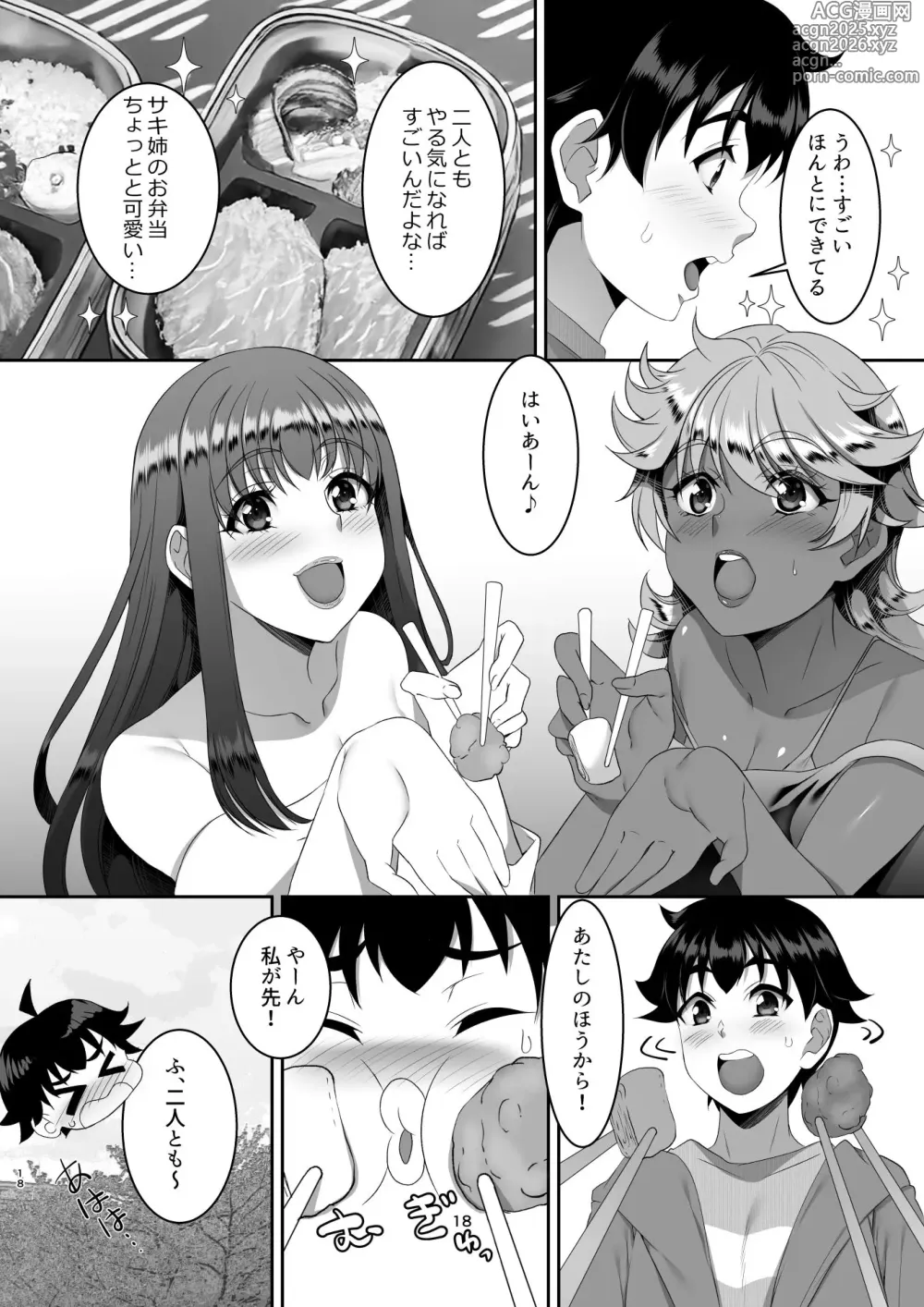 Page 18 of doujinshi Sei Yariman Sisters Pakopako Nikki 6R