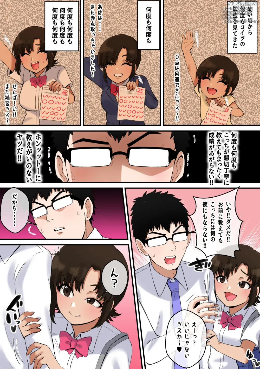 Page 4 of doujinshi Namaiki Aho Kōhai no Paizuri no Mae de wa Baka ni Naru Boku