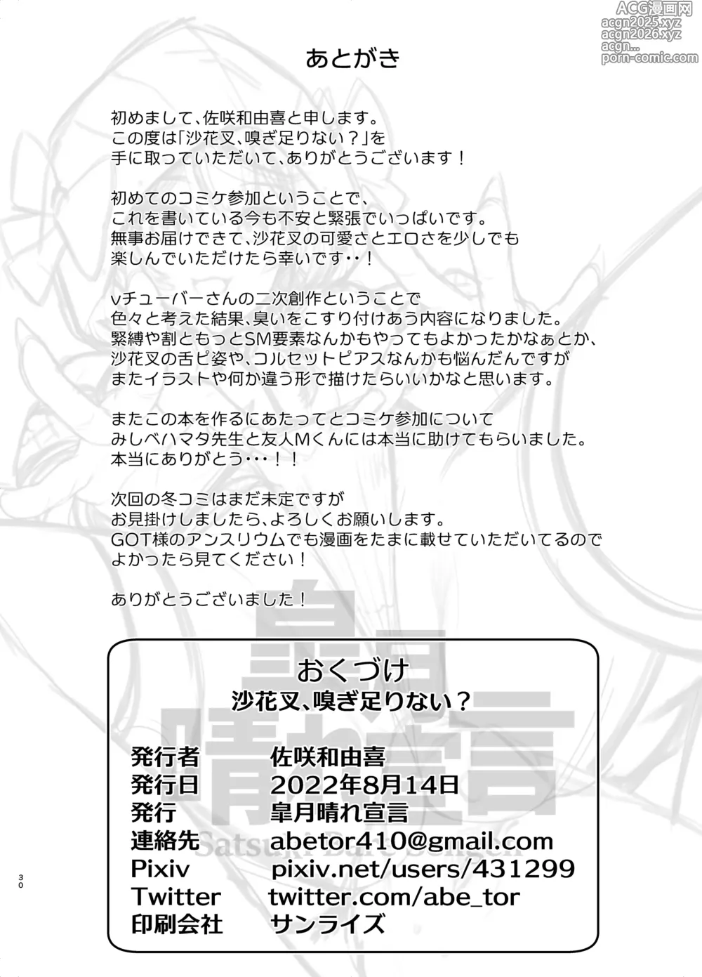 Page 29 of doujinshi Sakamata Kagitari nai?