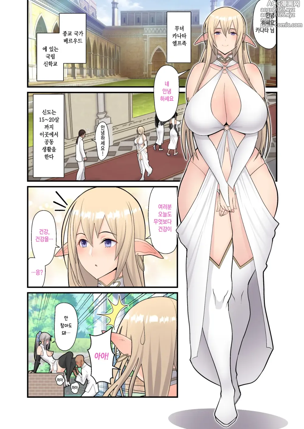 Page 4 of doujinshi 성처리 엘프 무녀의 업무