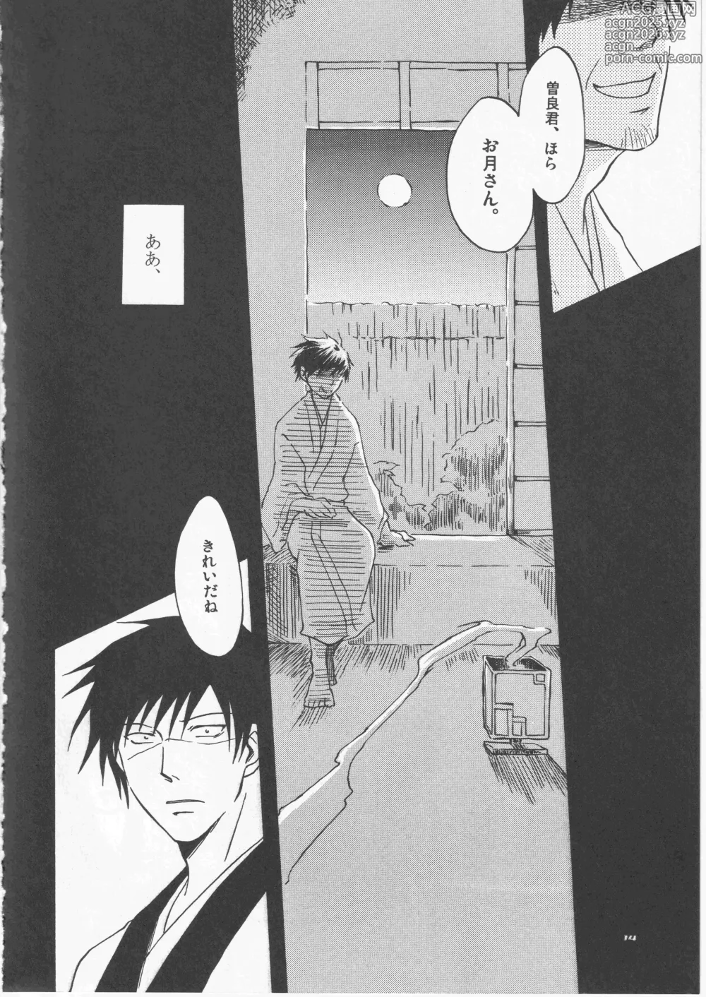 Page 14 of doujinshi 月ニ寄セル