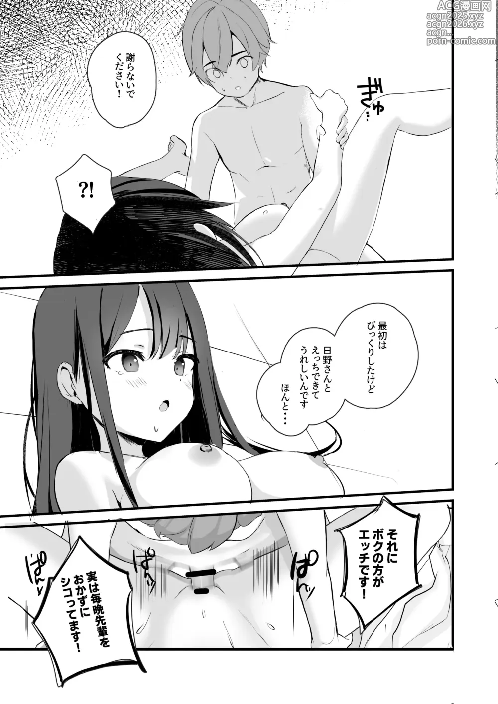 Page 30 of doujinshi Seiso Senpai Seiyoku Tsuyoi - Neat senior with strong sexual desire