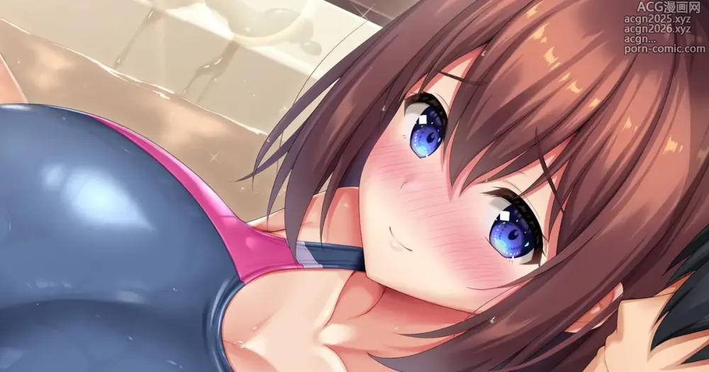 Page 1 of imageset Fucking My Childhood Friend while she in her school swimsuit in the bathroom