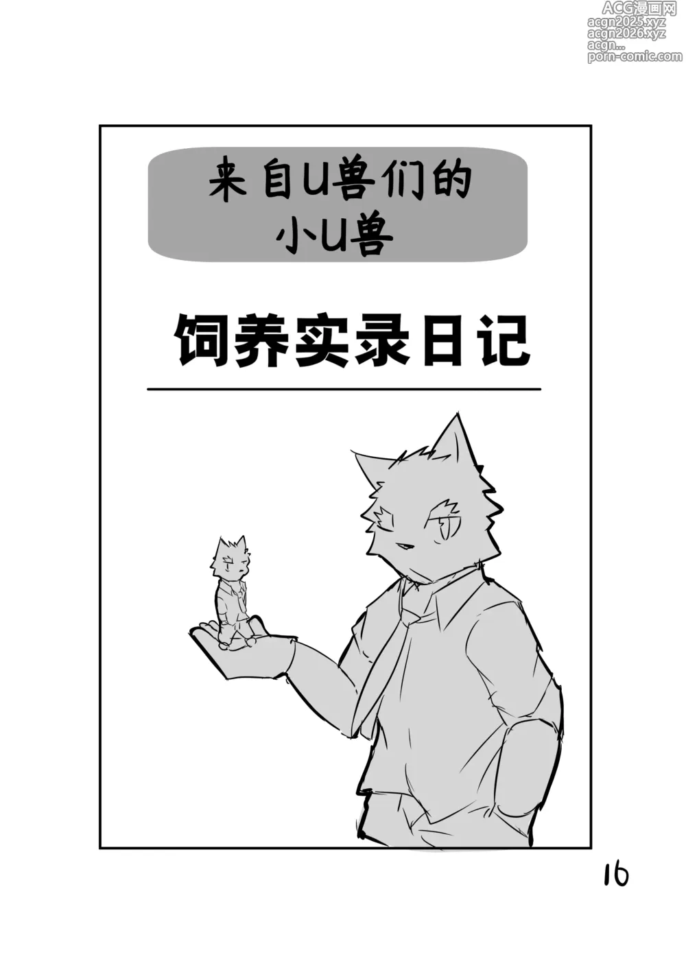 Page 17 of doujinshi 小小UTAU兽人的饲养方法