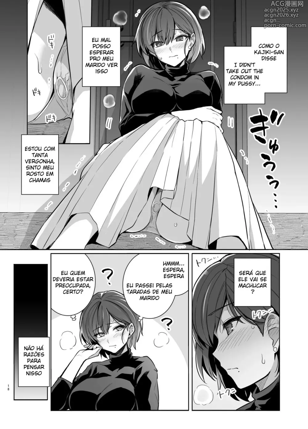 Page 17 of doujinshi Até Que Minha Esposa Se Torne A Fêmea de Outro Homem. O Lado Oculto ― A Esposa Peituda de Cabelo Curto: O Caso de Sasaki Misaki. ―