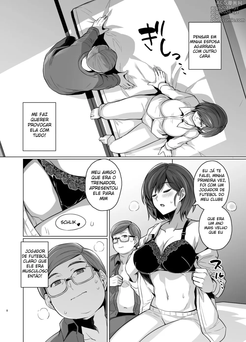 Page 10 of doujinshi Até Que Minha Esposa Se Torne A Fêmea de Outro Homem. ―A Esposa Peituda de Cabelo Curto: Edição de Sasaki Misaki― (decensored)