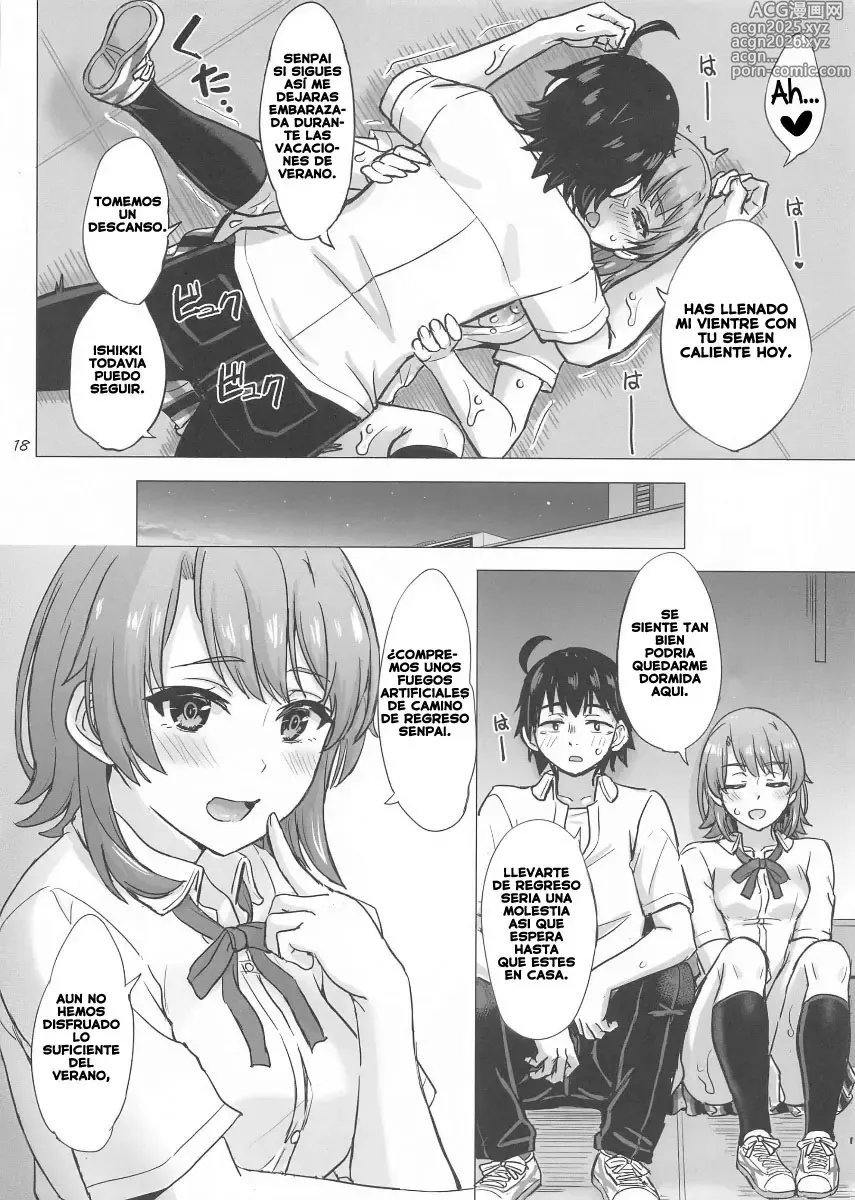 Page 17 of doujinshi Isshiki Iroha to Mou Ichido Natsuyasumi - Summer Break Once Again With Isshiki Iroha.