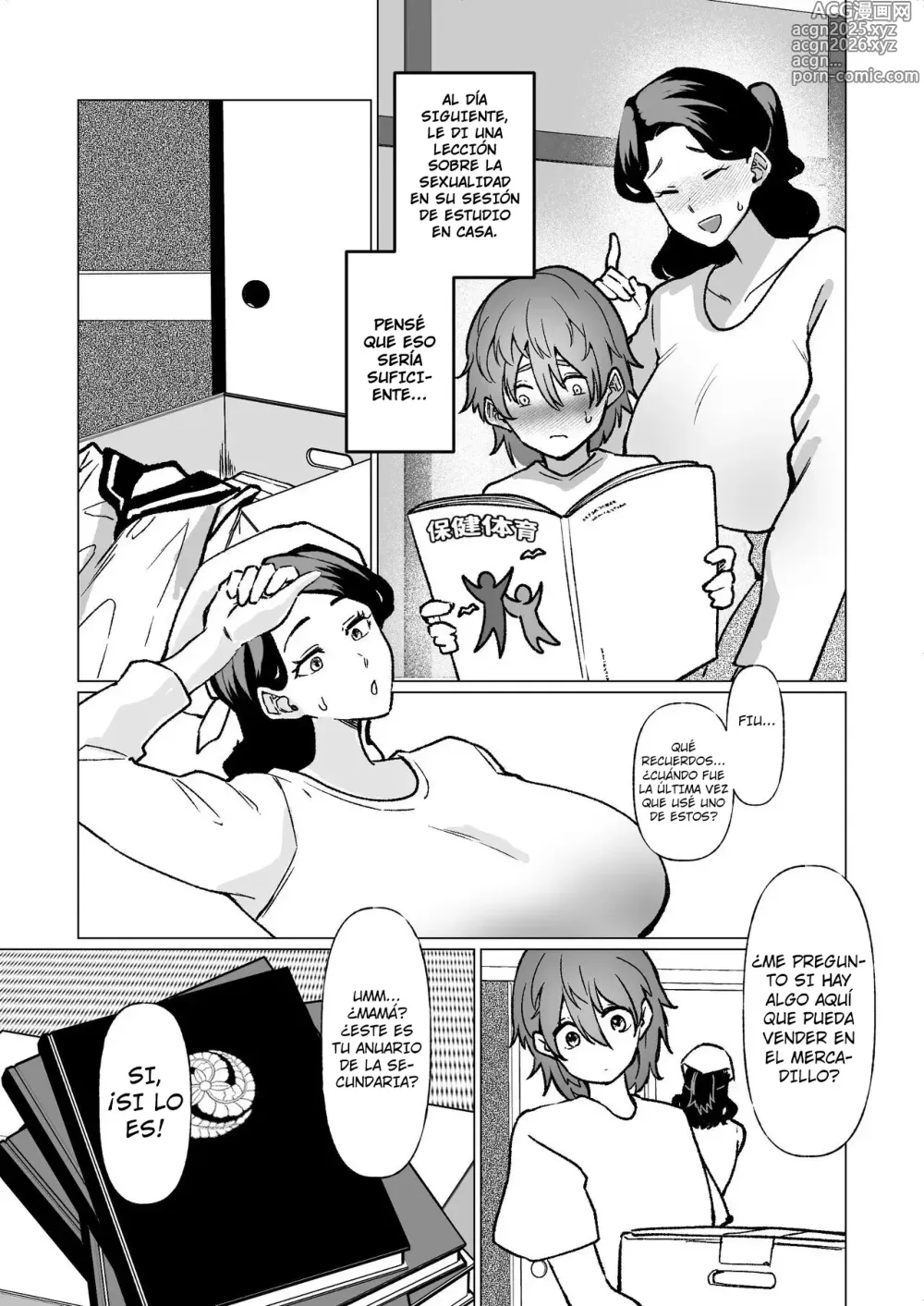 Page 26 of doujinshi La Noche que me Entregué a mi Hijo en la Parada del Bus