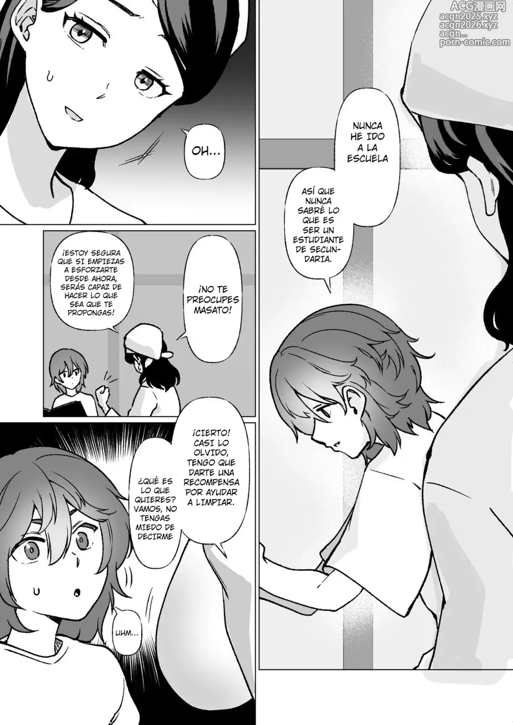 Page 28 of doujinshi La Noche que me Entregué a mi Hijo en la Parada del Bus