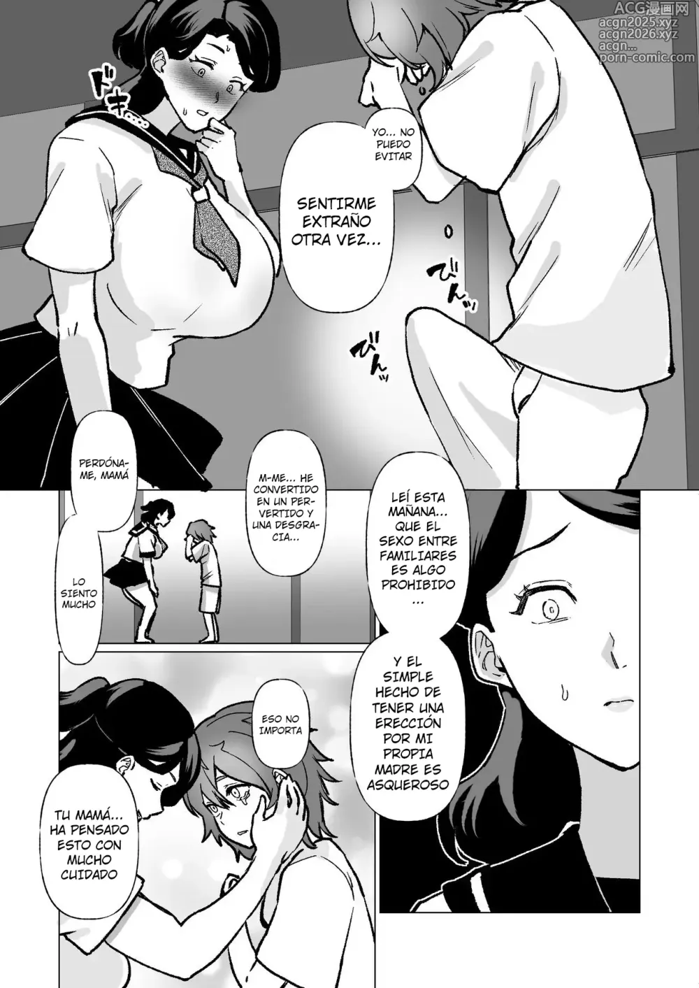Page 36 of doujinshi La Noche que me Entregué a mi Hijo en la Parada del Bus