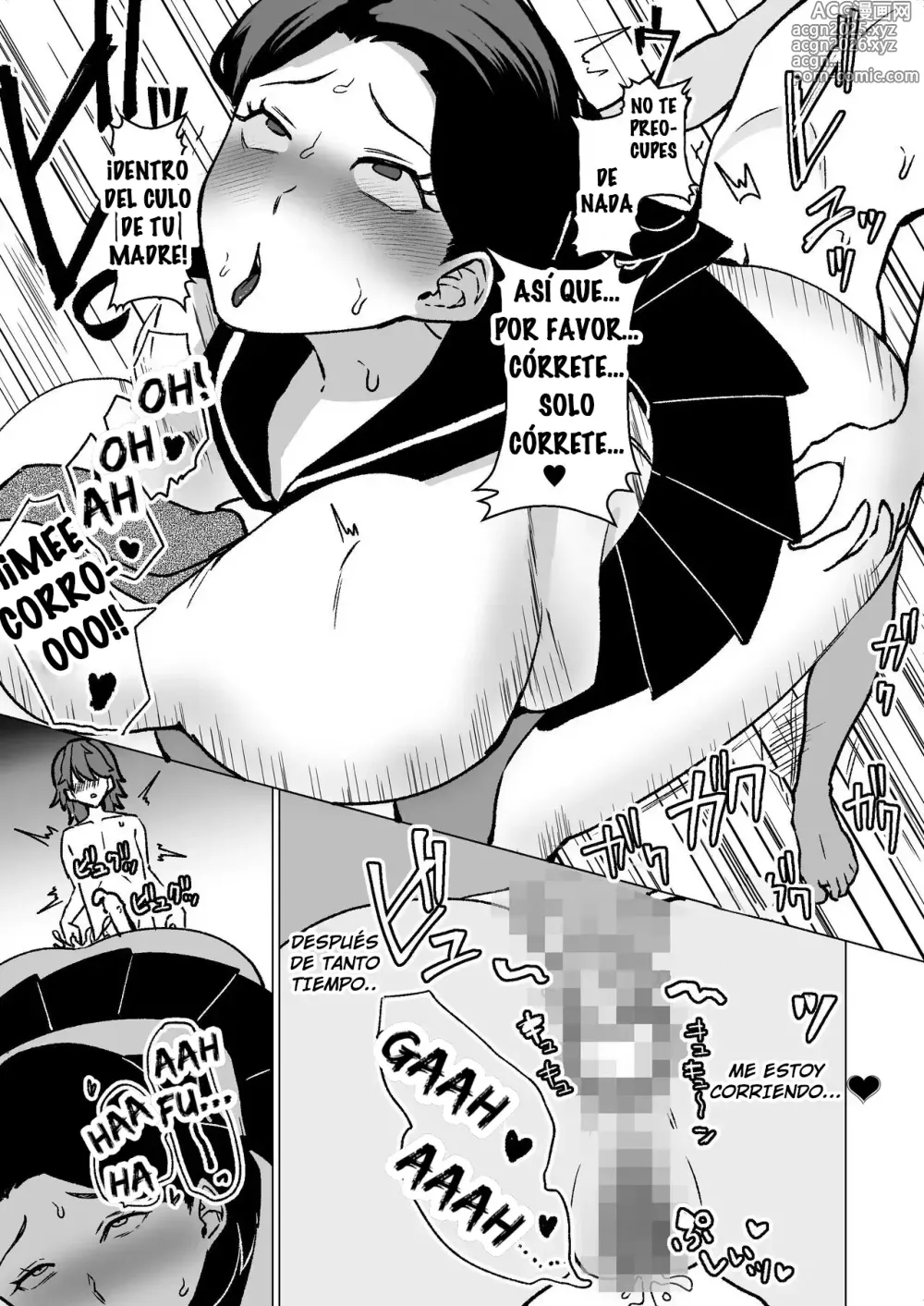 Page 41 of doujinshi La Noche que me Entregué a mi Hijo en la Parada del Bus