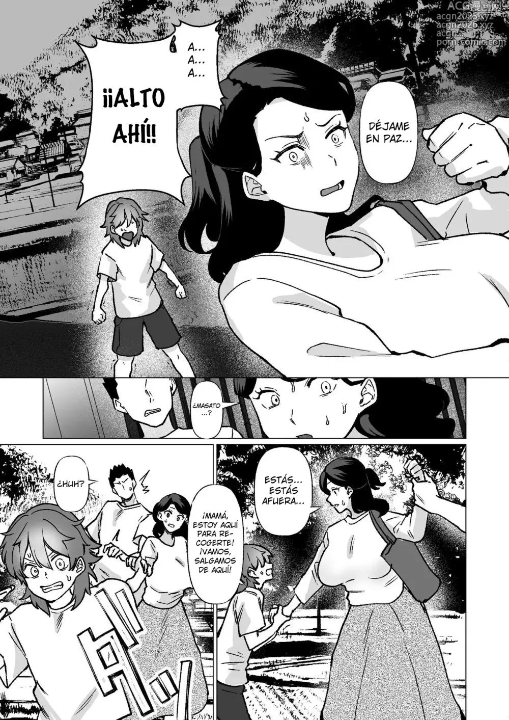 Page 44 of doujinshi La Noche que me Entregué a mi Hijo en la Parada del Bus