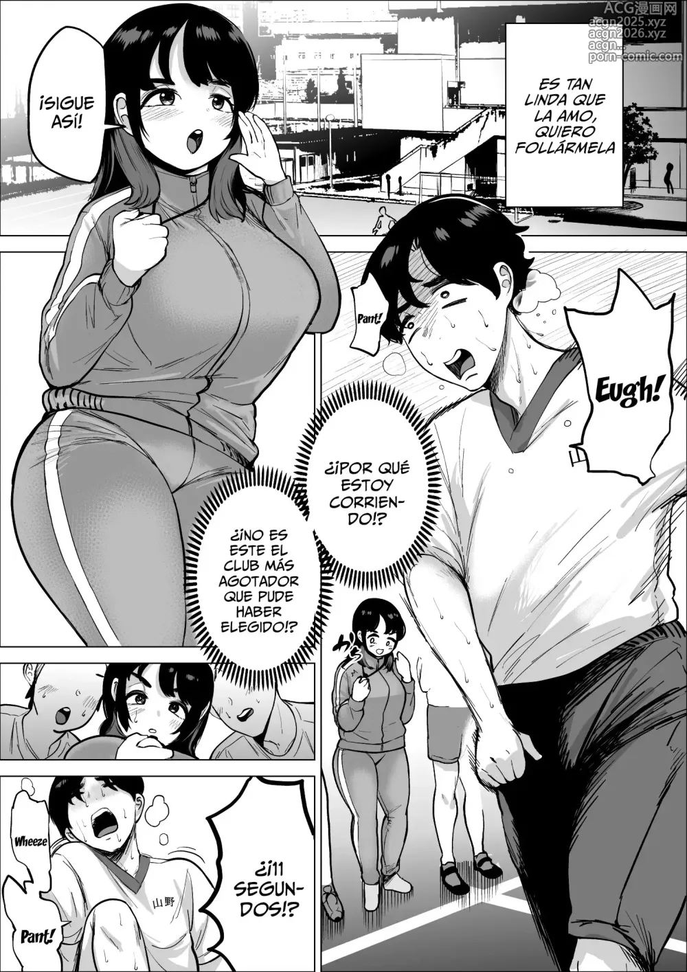 Page 4 of doujinshi La Gerente Del Club De Atletismo Me Deja Hacer Lo Que Quiera Con Ella Si Eso Me Hace Correr Más Rápido