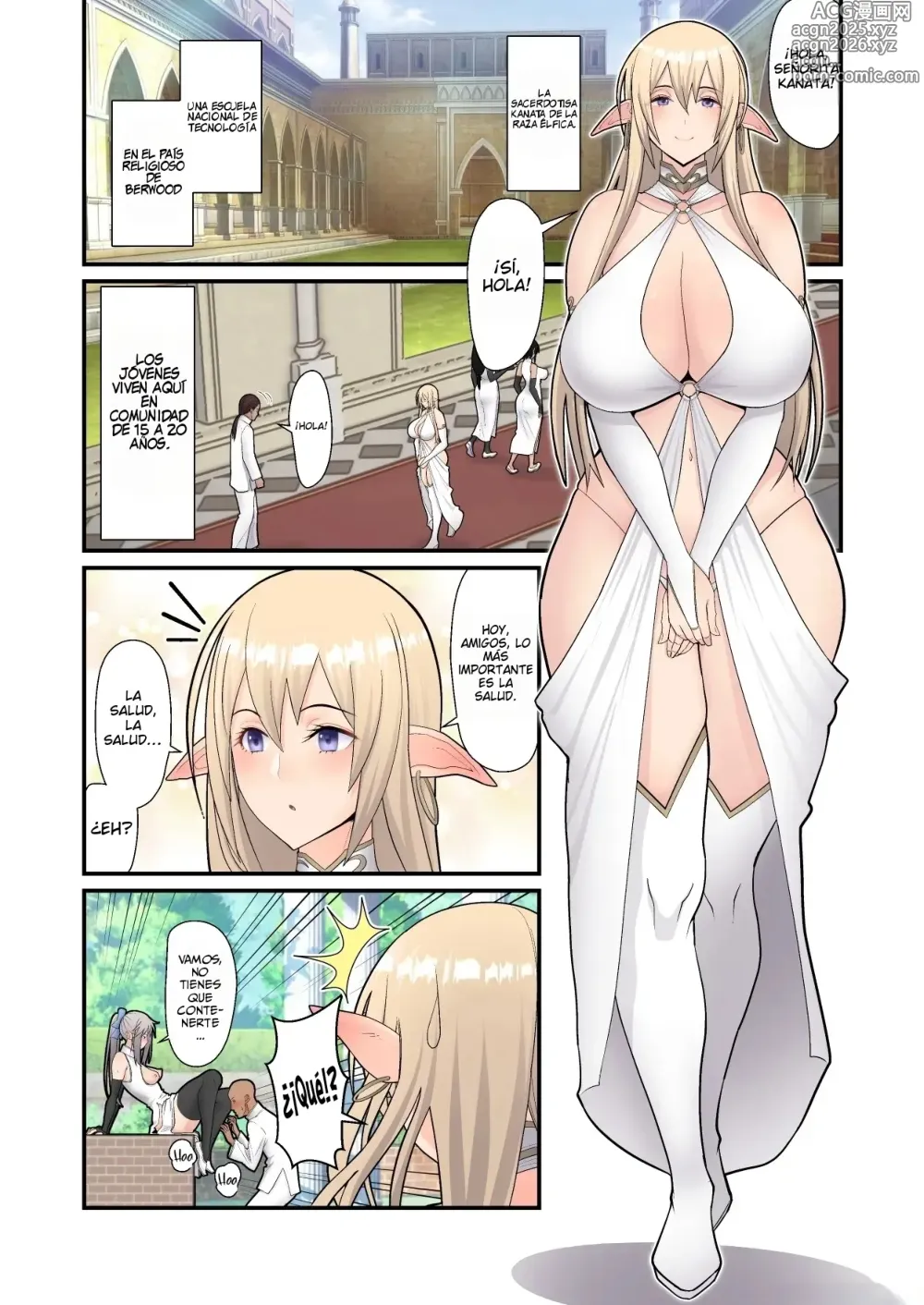 Page 4 of doujinshi Seishori Elf Miko No Oshigoto