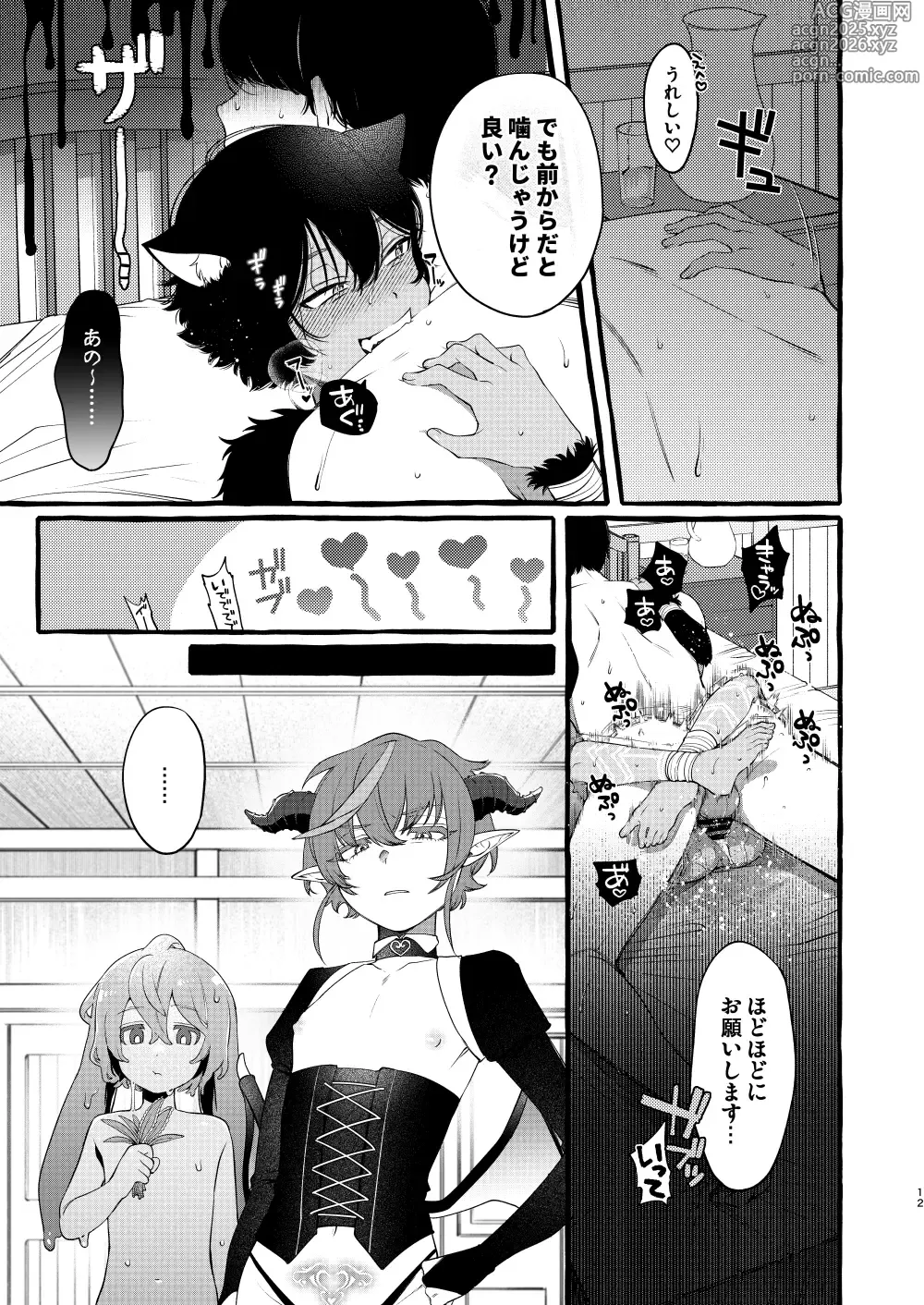 Page 11 of doujinshi Kemomimi Shota to Futarikiri ni Natta node