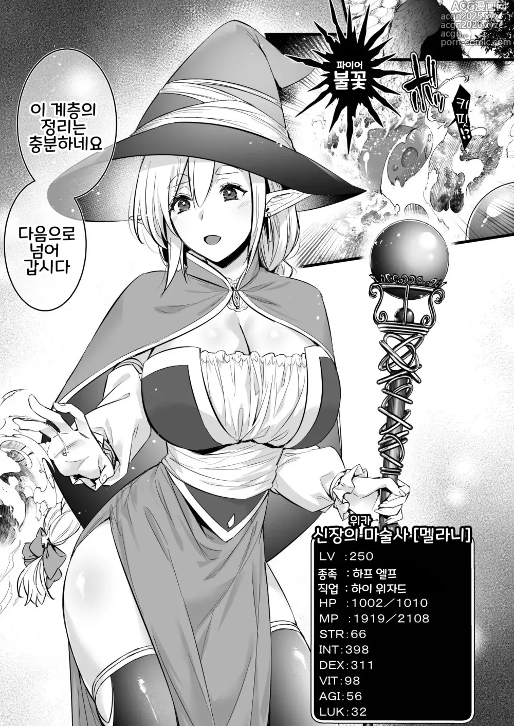 Page 2 of doujinshi 레벨250의 마법사가 감각차단 함정에 빠져 레벨드레인으로 인생이 끝날때까지