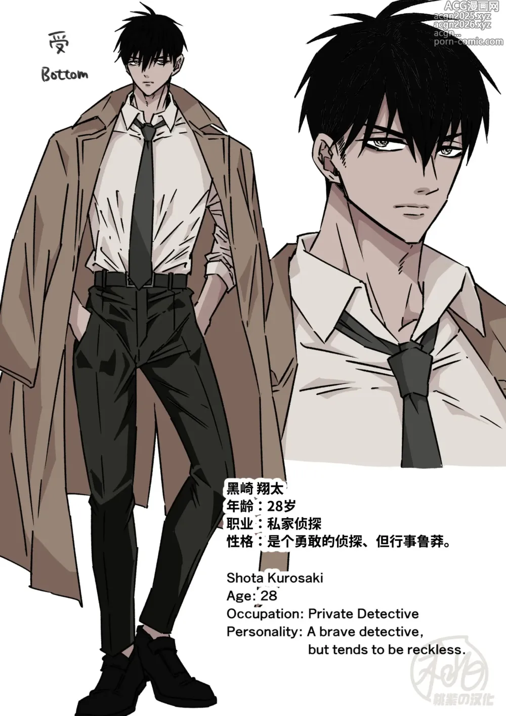Page 26 of doujinshi Ikemen Kareshi Series Episode 11 -Muteppona tantei o biyaku to denma seme de shiofuki sa seru-｜鲁莽的侦探被媚药和电动按摩器折磨性器到潮吹 (decensored)