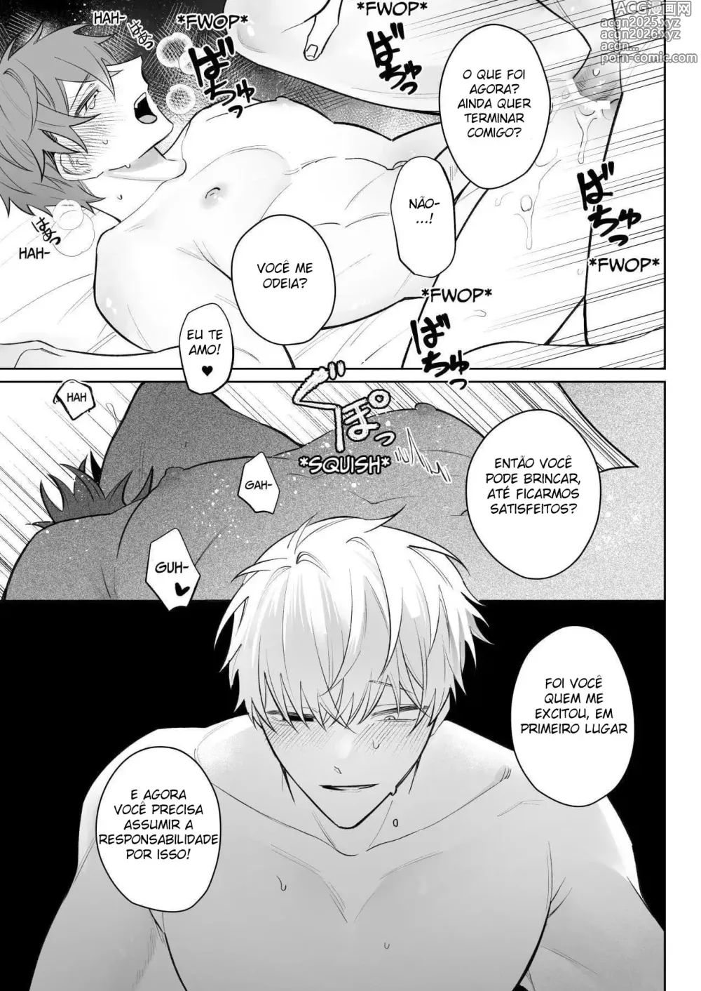 Page 36 of doujinshi Shikijou Kareshi ga Iu Koto o Kikanai