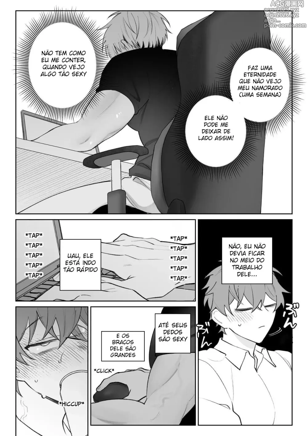 Page 7 of doujinshi Shikijou Kareshi ga Iu Koto o Kikanai