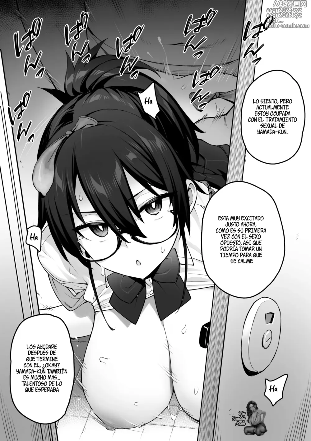Page 15 of doujinshi Sobre La Nueva Presidenta Del Comité De Disciplina Y Sus Enormes Tetas