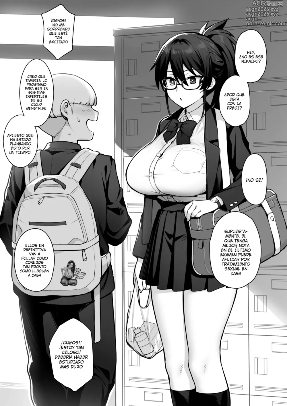 Page 26 of doujinshi Sobre La Nueva Presidenta Del Comité De Disciplina Y Sus Enormes Tetas