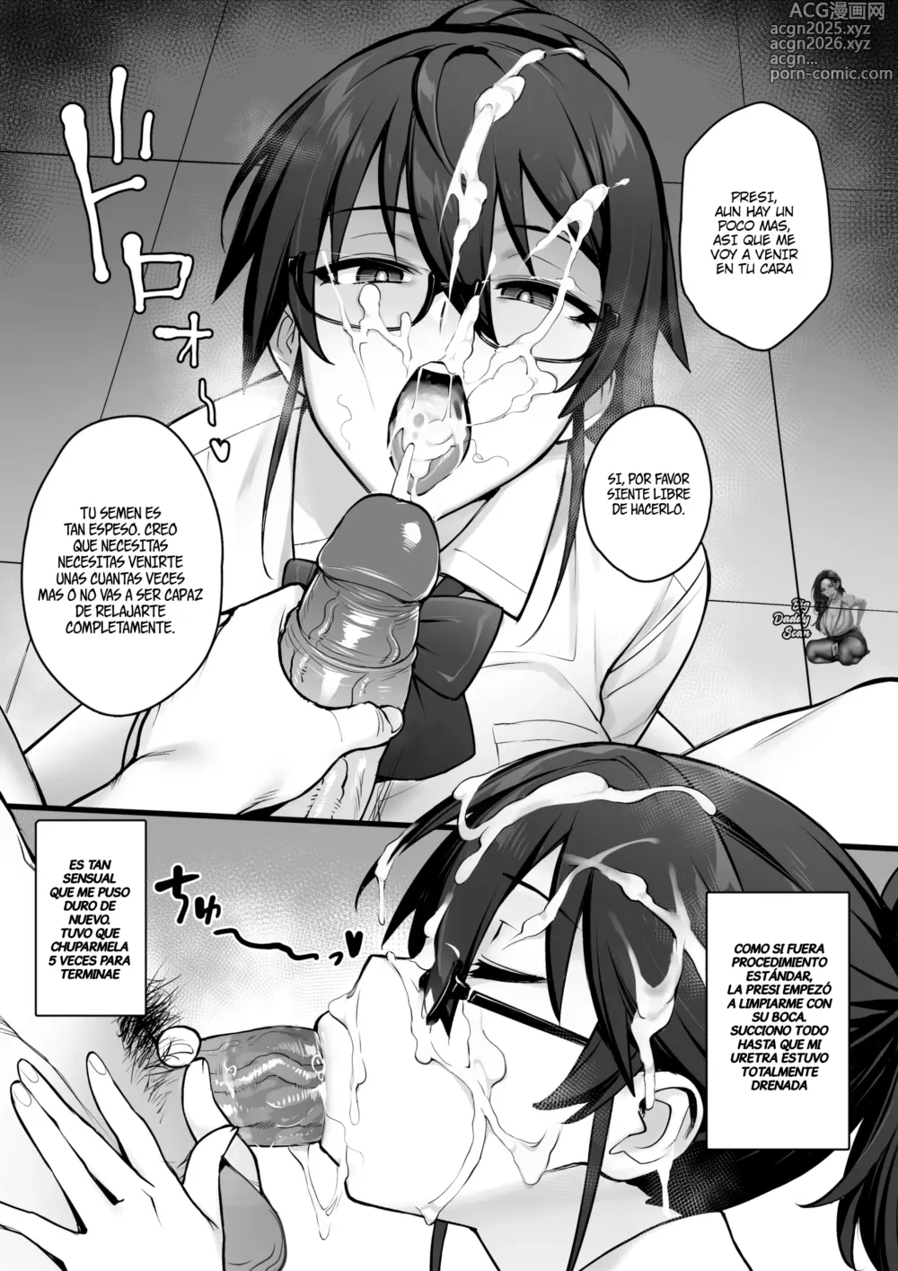 Page 10 of doujinshi Sobre La Nueva Presidenta Del Comité De Disciplina Y Sus Enormes Tetas