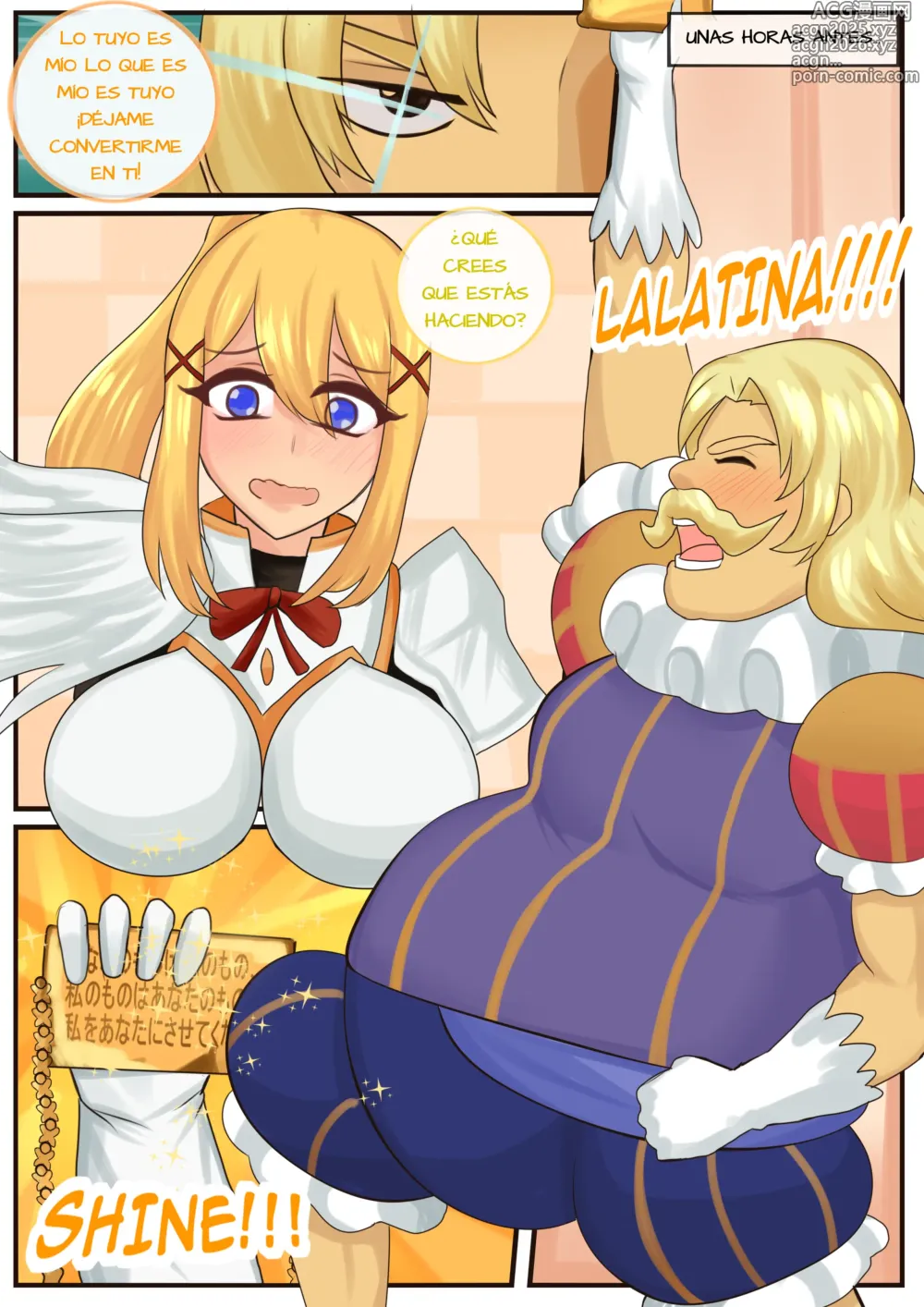 Page 4 of doujinshi Wiz and Darkness swap?