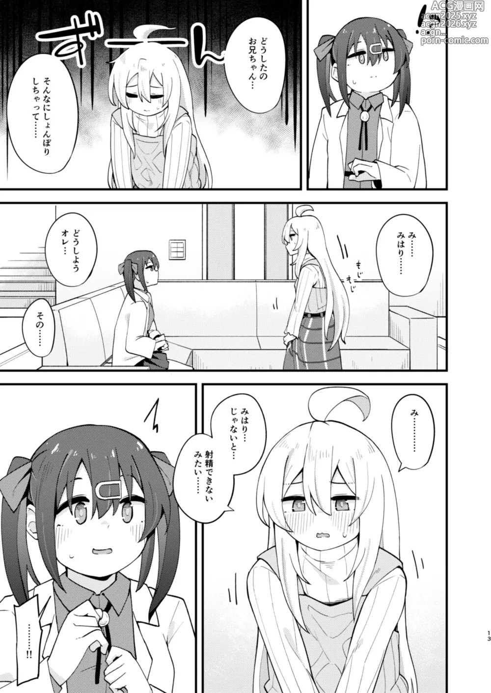 Page 12 of doujinshi Onnanoko ni Naresugite Shimatte Ushinawareta Onii-chan no Otoko no Jishin o Torimodosu H na Hon