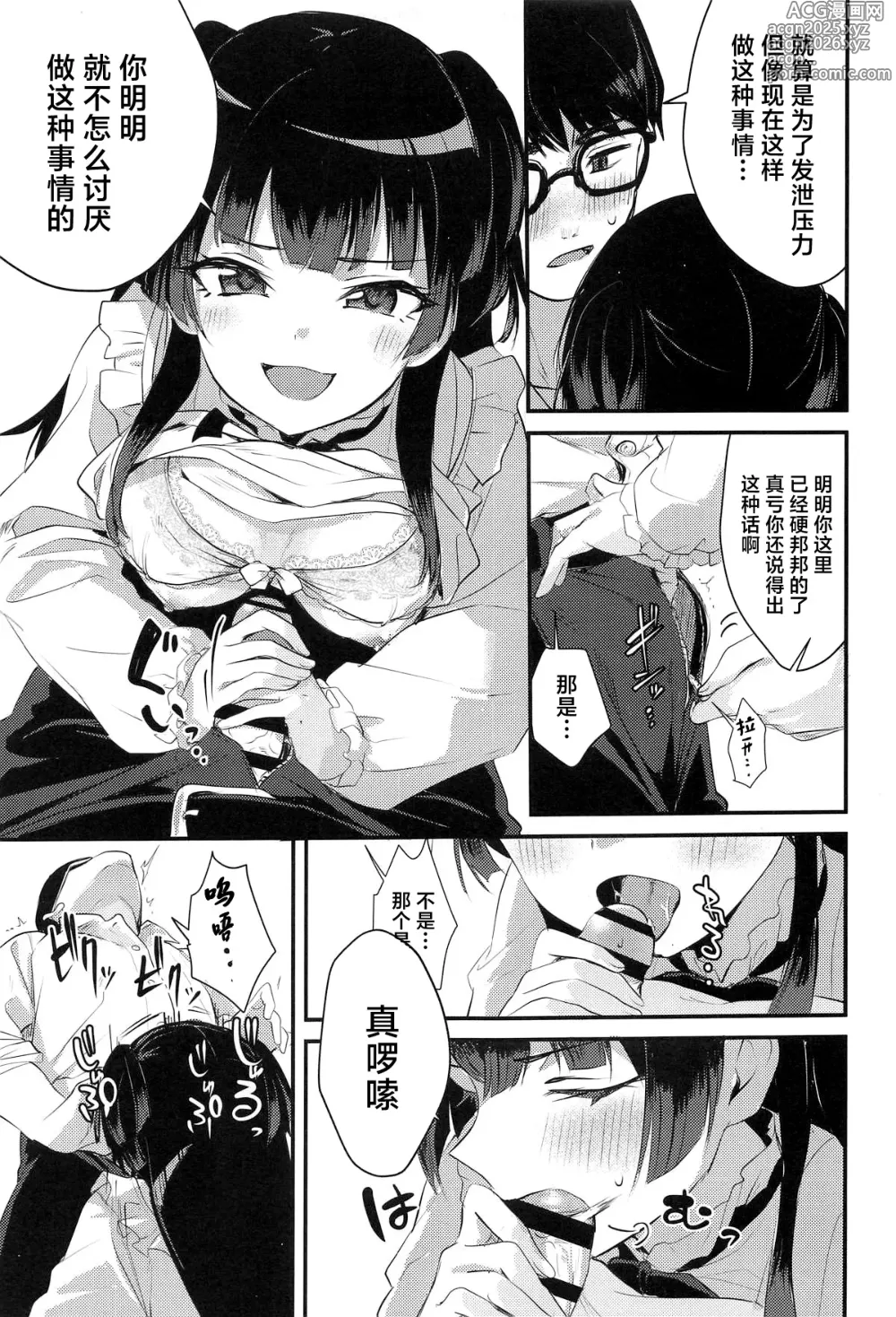 Page 6 of doujinshi Fuyuko no Stress Hassan ni Tsukiawasareru Hanashi