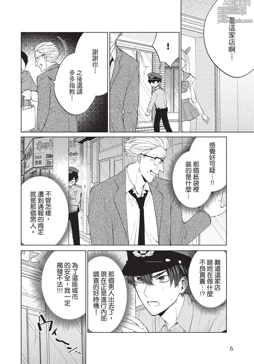 Page 8 of manga 我的英雄有很多秘密
