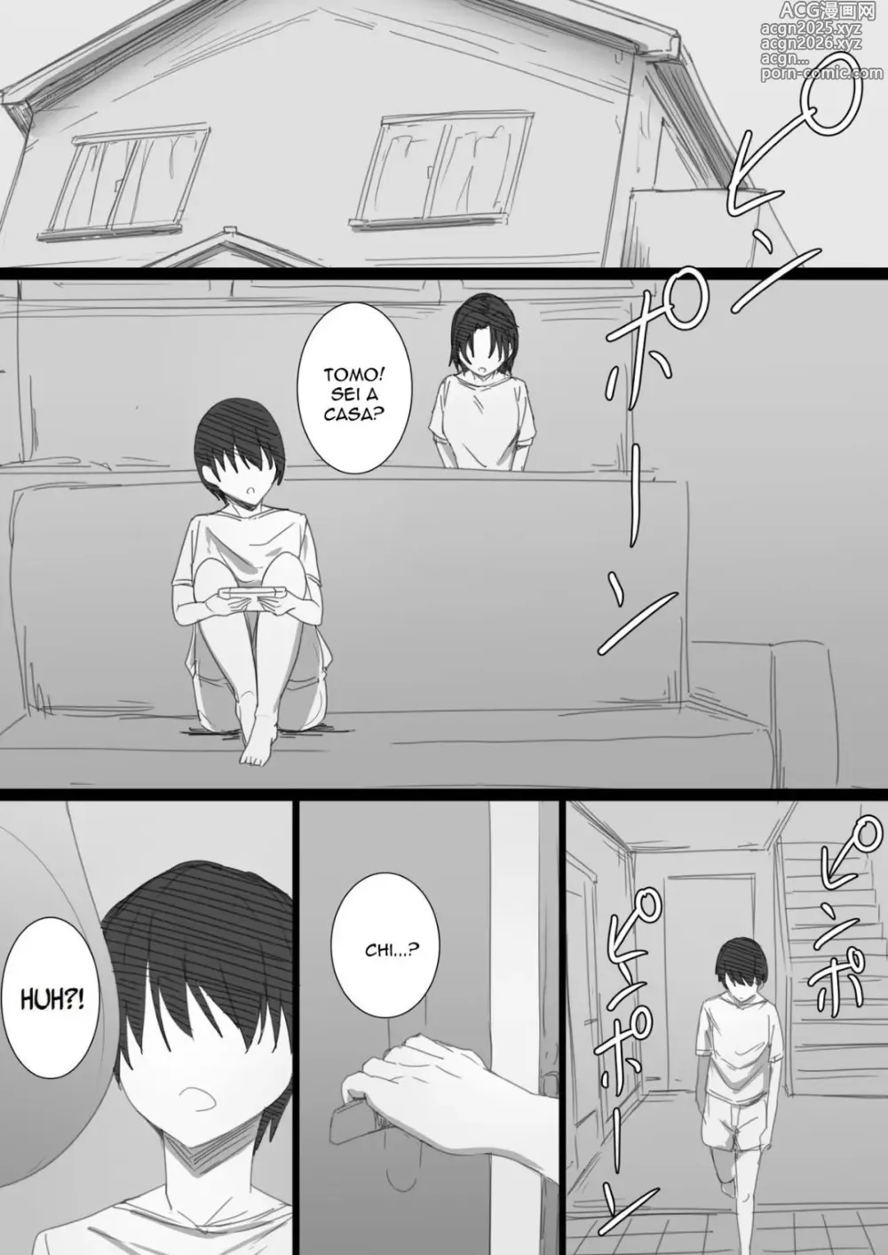 Page 2 of doujinshi Hatsukoi no Oba-san ga Iede Shite Kimashita!